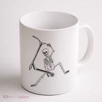 Stunt Scooter Skeleton Scooter Coffee Mug thumb 1