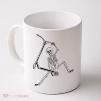 Stunt Scooter Skeleton Scooter Coffee Mug thumb 0