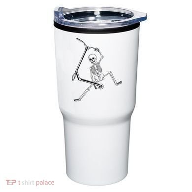 Stunt Scooter Skeleton Scooter Tumbler