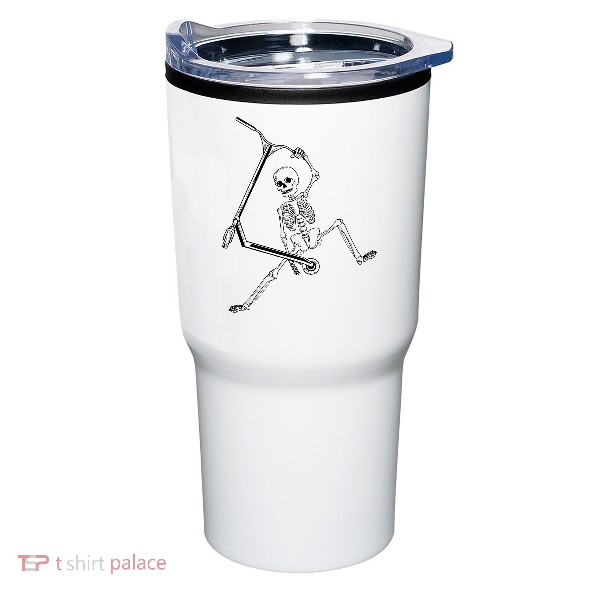 Stunt Scooter Skeleton Scooter Tumbler
