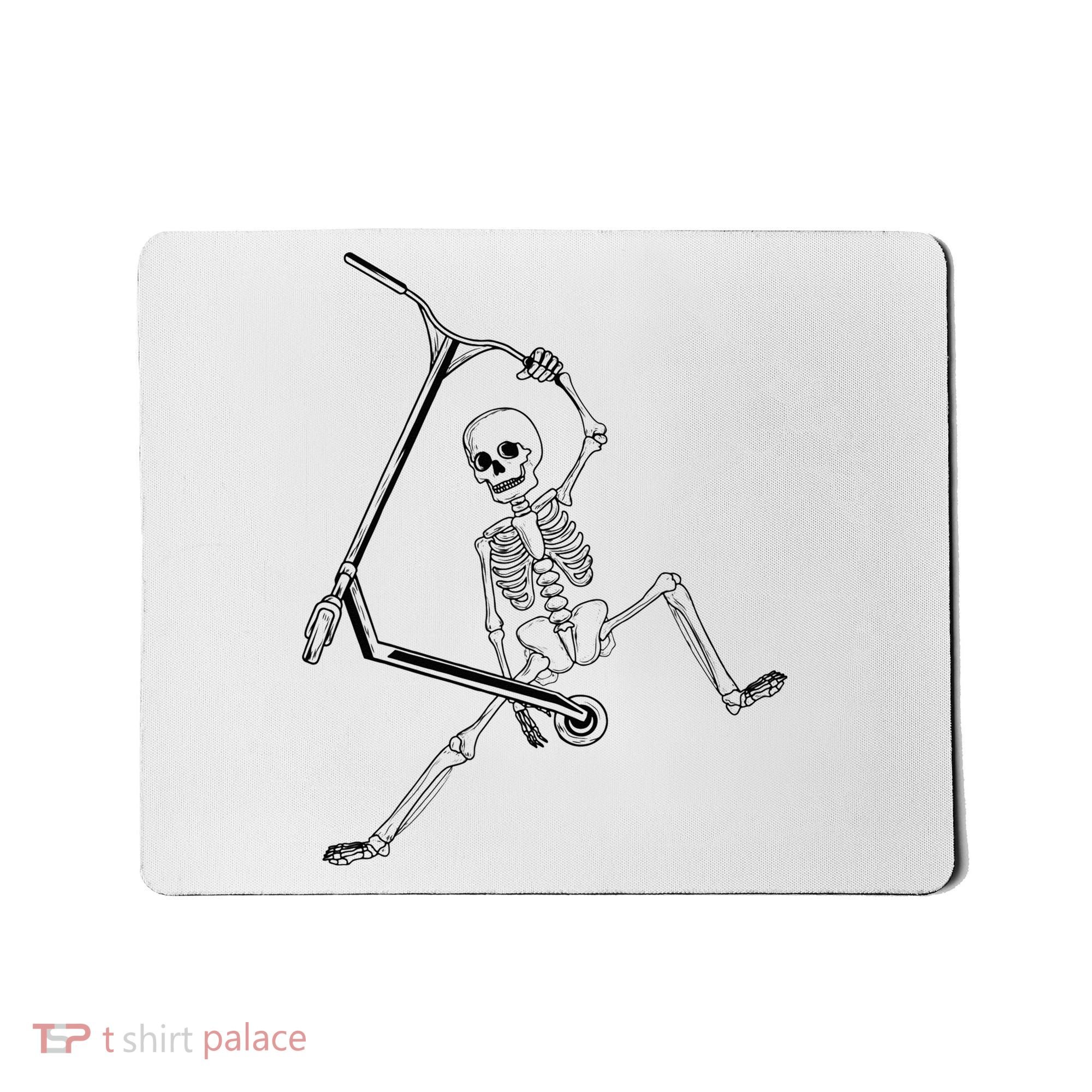 Stunt Scooter Skeleton Scooter Mousepad