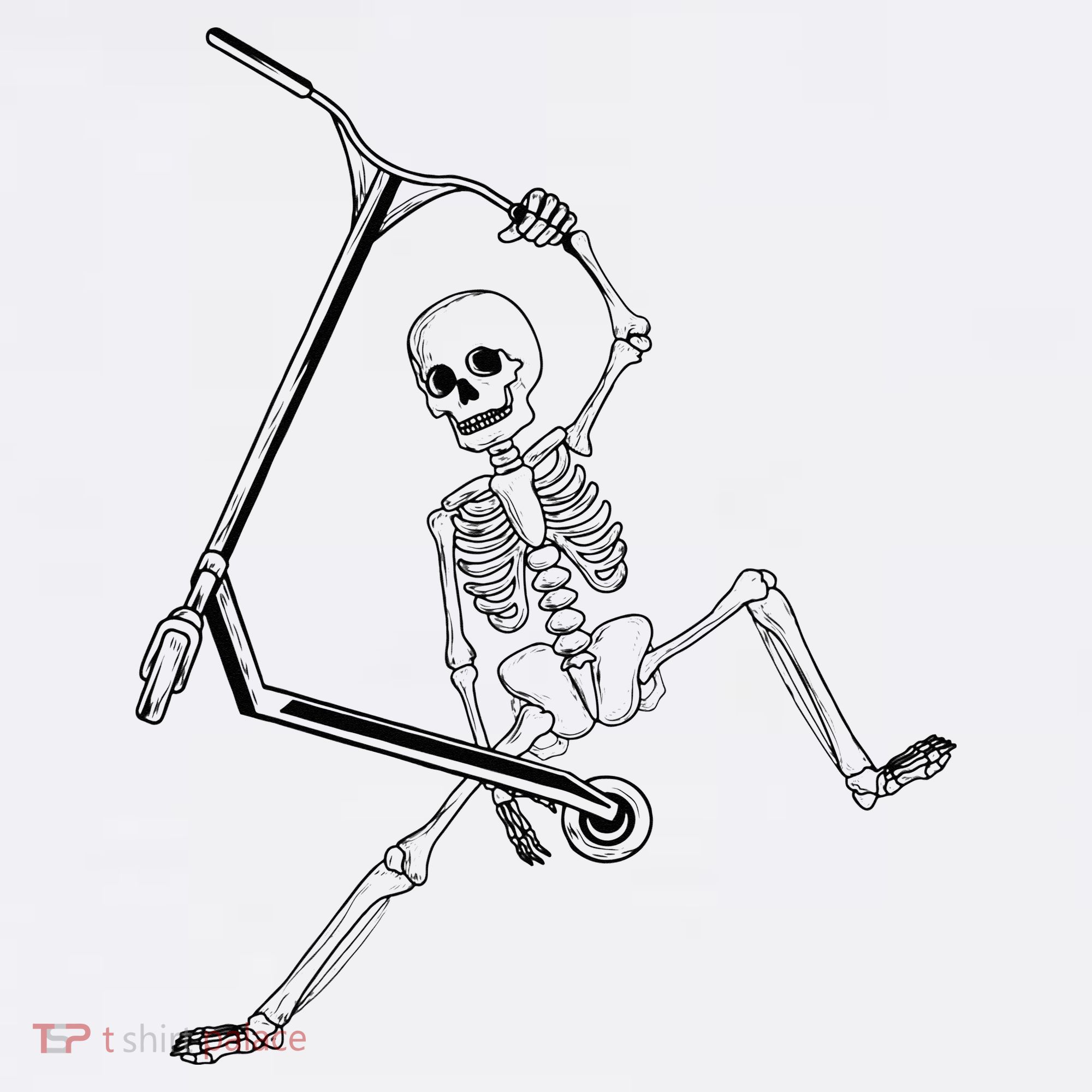 Stunt Scooter Skeleton Scooter Hat
