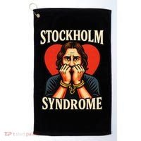 Stockholm Syndrome Golf Towel thumb 0