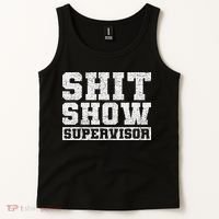 Shit Show Supervisor Funny Parent Boss Manager Teacher Gifts Tank Top thumb 2