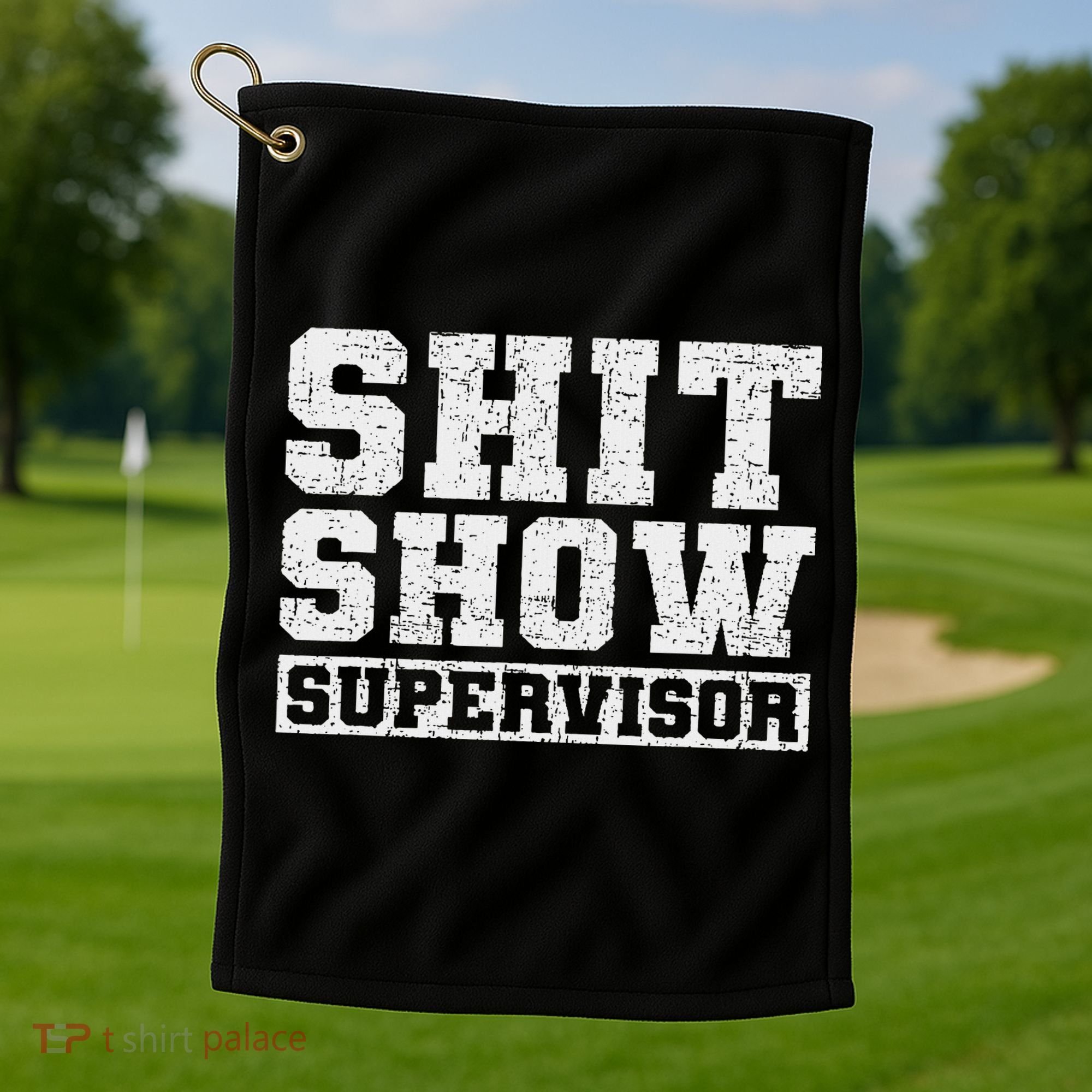 Shit Show Supervisor Funny Parent Boss Manager Teacher Gifts Golf Towel