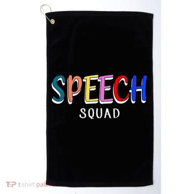 Speech Squad Golf Towel