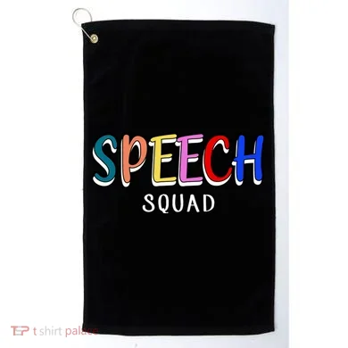 Speech Squad Golf Towel