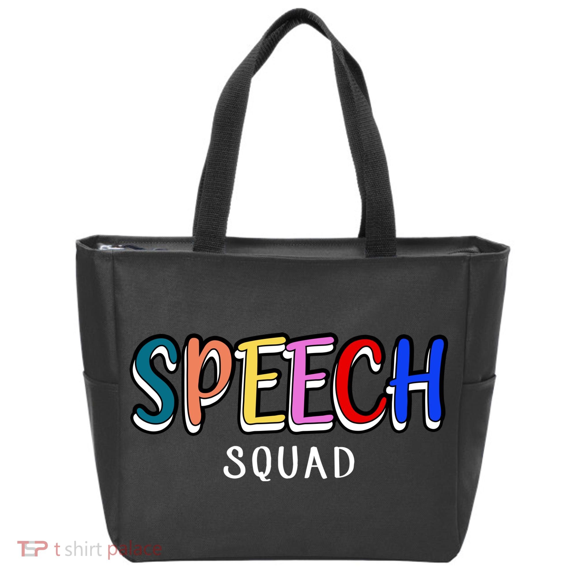 Speech Squad Tote Bag
