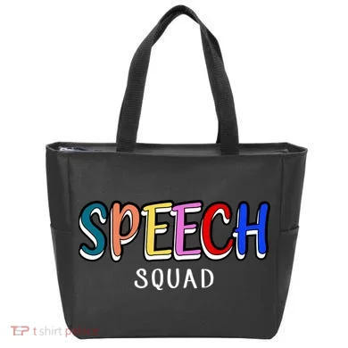 Speech Squad Tote Bag