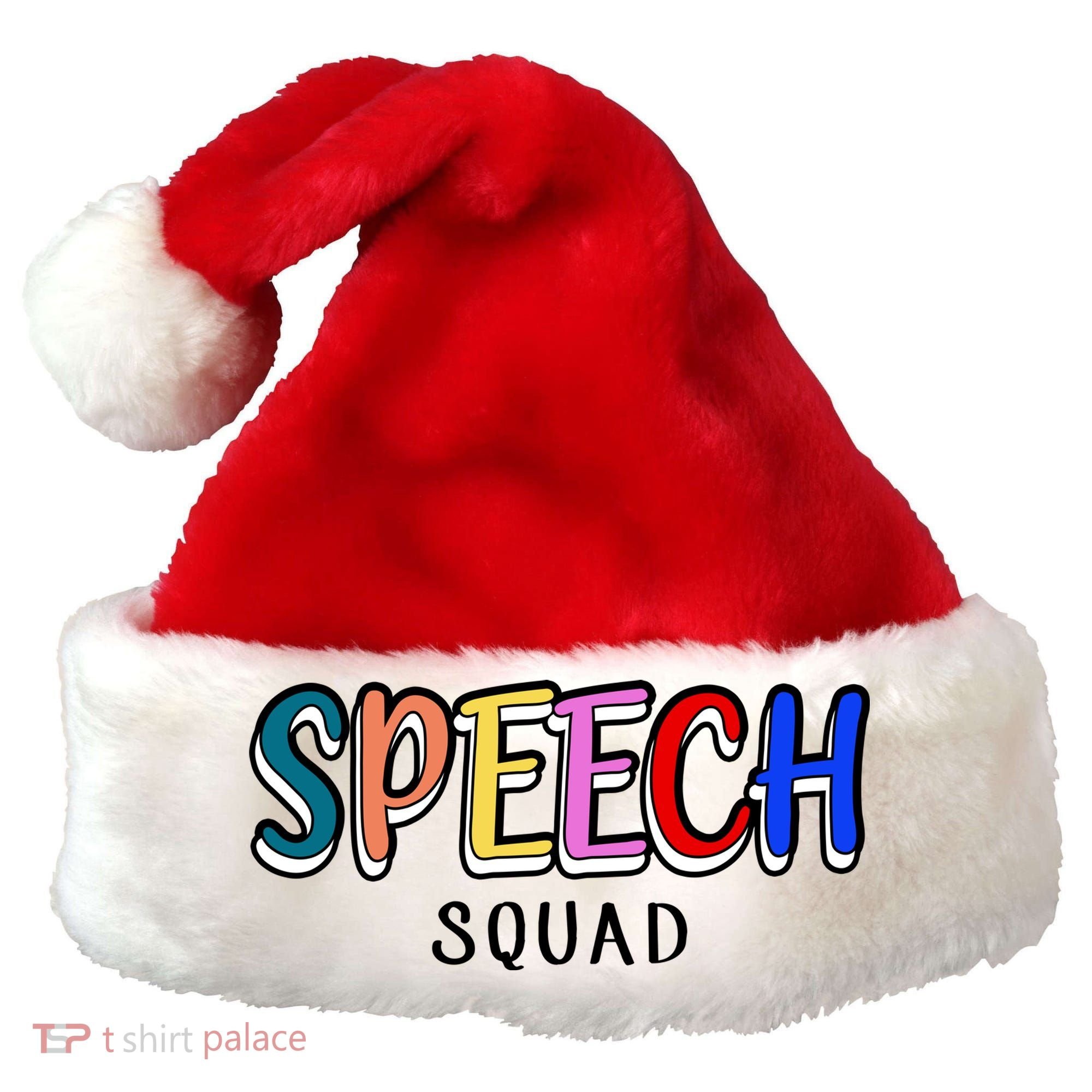 Speech Squad Santa Hat