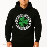 Shenanigans Squad St. PatrickS Day Irish Shamrock Matching Hoodie thumb 2
