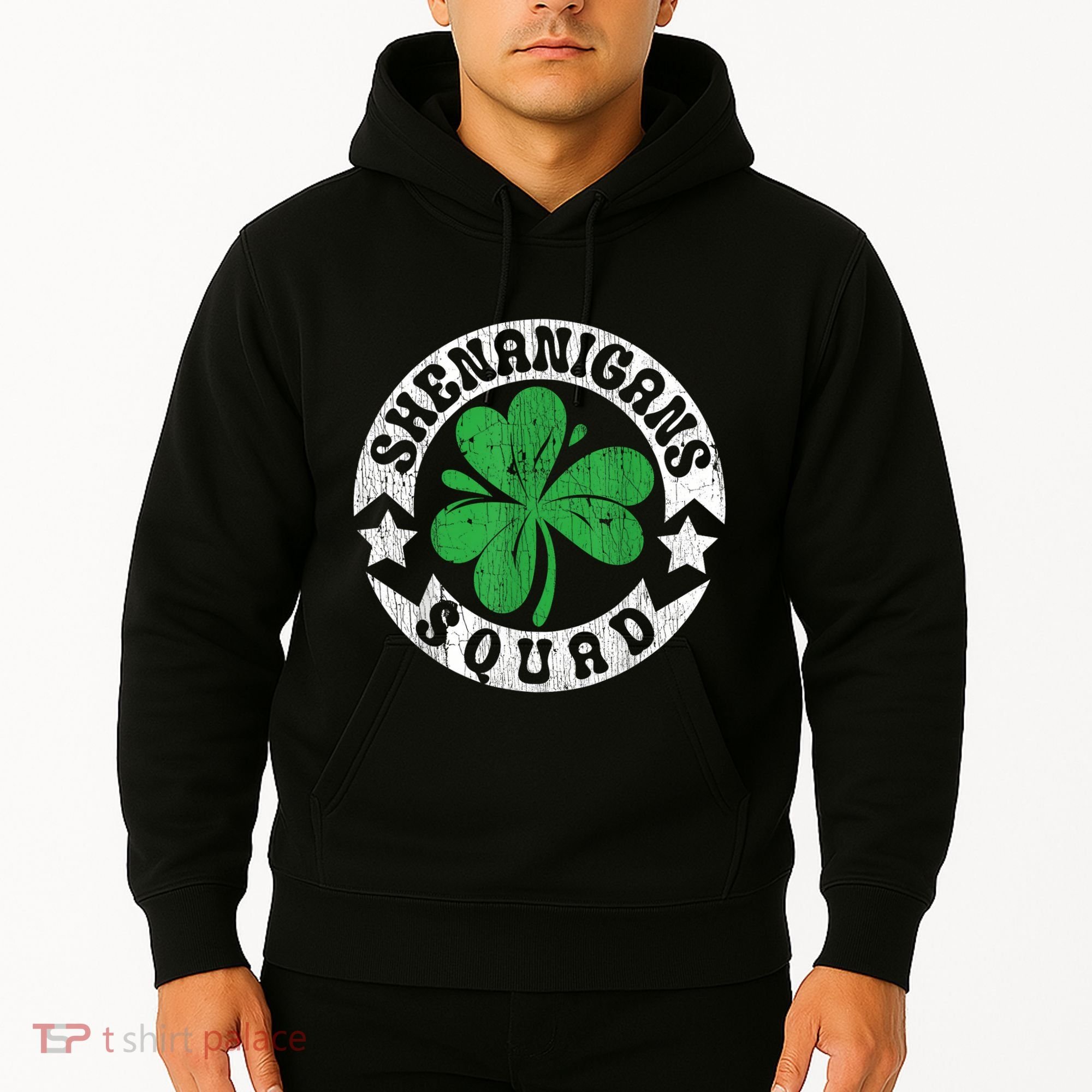 Shenanigans Squad St. PatrickS Day Irish Shamrock Matching Hoodie