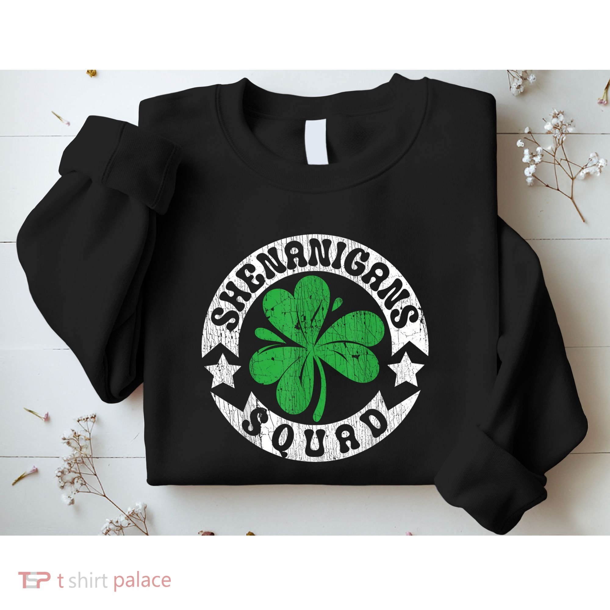 Shenanigans Squad St. PatrickS Day Irish Shamrock Matching Sweatshirt