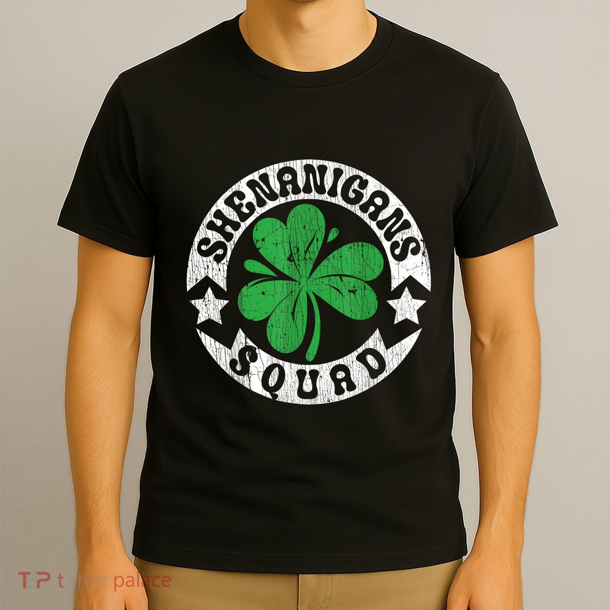Shenanigans Squad St. PatrickS Day Irish Shamrock Matching T-Shirt