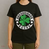 Shenanigans Squad St. PatrickS Day Irish Shamrock Matching T-Shirt thumb 4