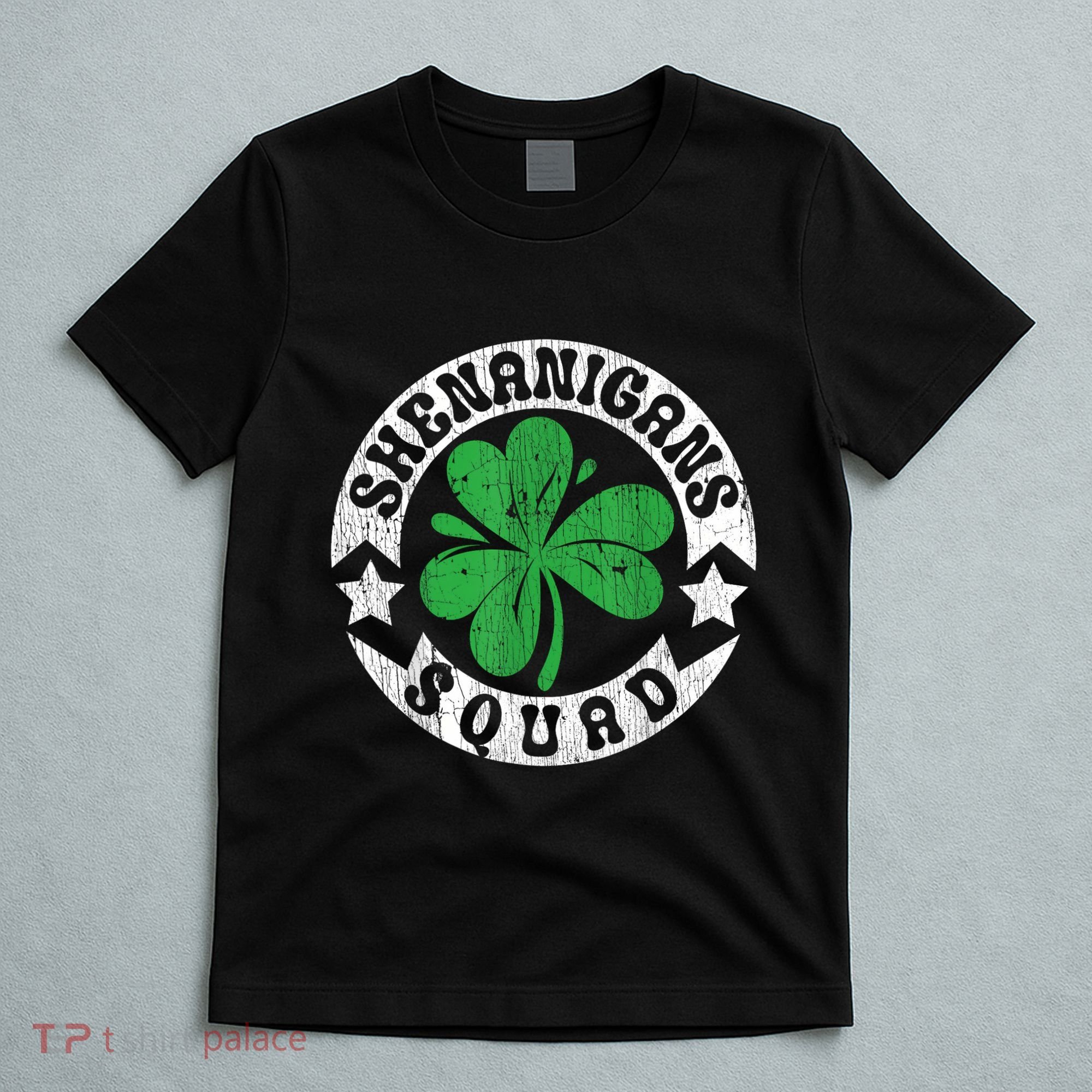 Shenanigans Squad St. PatrickS Day Irish Shamrock Matching T-Shirt