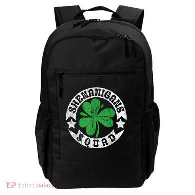 Shenanigans Squad St. PatrickS Day Irish Shamrock Matching Backpack