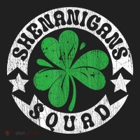 Shenanigans Squad St. PatrickS Day Irish Shamrock Matching Beanie thumb 2