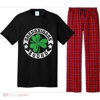 Shenanigans Squad St. PatrickS Day Irish Shamrock Matching Pajama Set thumb 0