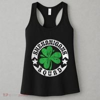 Shenanigans Squad St. PatrickS Day Irish Shamrock Matching Women's Tank Top thumb 3