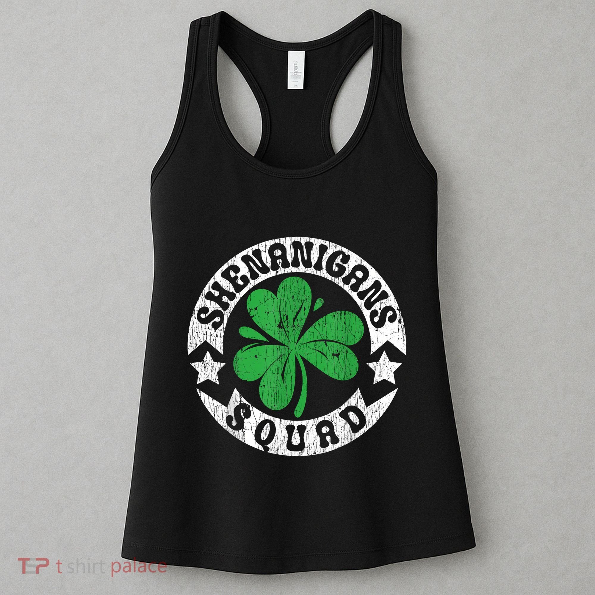 Shenanigans Squad St. PatrickS Day Irish Shamrock Matching Women's Tank Top