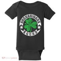 Shenanigans Squad St. PatrickS Day Irish Shamrock Matching Baby Bodysuit thumb 0