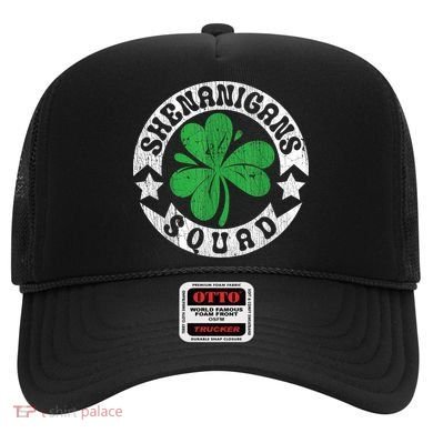 Shenanigans Squad St. PatrickS Day Irish Shamrock Matching Hat