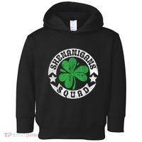 Shenanigans Squad St. PatrickS Day Irish Shamrock Matching Toddler Hoodie thumb 0