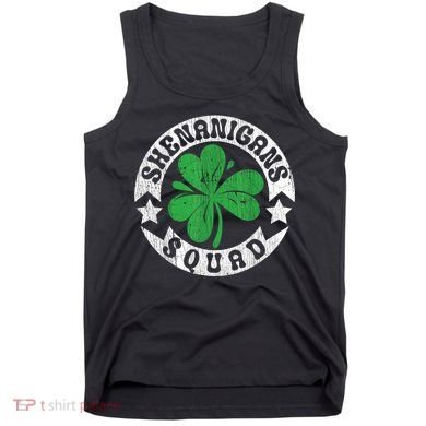 Shenanigans Squad St. PatrickS Day Irish Shamrock Matching Tank Top