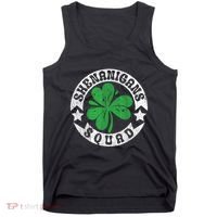 Shenanigans Squad St. PatrickS Day Irish Shamrock Matching Tank Top thumb 0