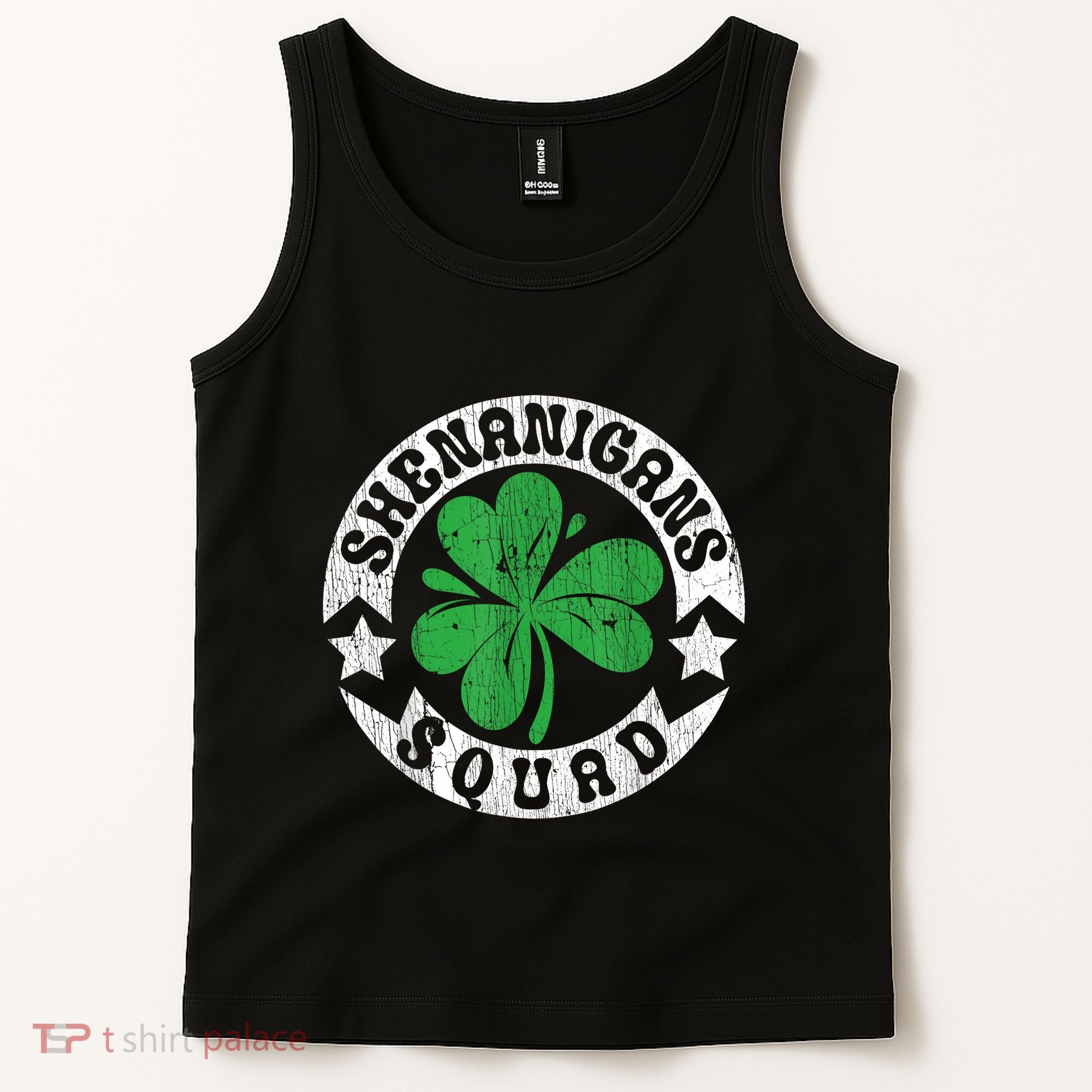 Shenanigans Squad St. PatrickS Day Irish Shamrock Matching Tank Top