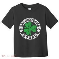 Shenanigans Squad St. PatrickS Day Irish Shamrock Matching Toddler T-Shirt thumb 0
