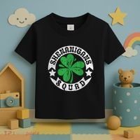 Shenanigans Squad St. PatrickS Day Irish Shamrock Matching Toddler T-Shirt thumb 3
