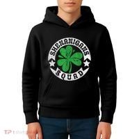 Shenanigans Squad St. PatrickS Day Irish Shamrock Matching Kids Hoodie thumb 4