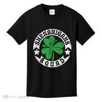 Shenanigans Squad St. PatrickS Day Irish Shamrock Matching Kids T-Shirt thumb 0