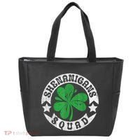 Shenanigans Squad St. PatrickS Day Irish Shamrock Matching Tote Bag thumb 0