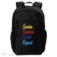 Sunrise Sunburn Sunset Repeat Backpack thumb 0