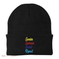 Sunrise Sunburn Sunset Repeat Beanie thumb 0