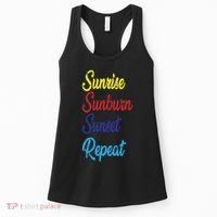 Sunrise Sunburn Sunset Repeat Women's Tank Top thumb 0