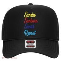 Sunrise Sunburn Sunset Repeat Hat thumb 0