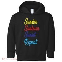 Sunrise Sunburn Sunset Repeat Toddler Hoodie thumb 0