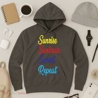 Sunrise Sunburn Sunset Repeat Hoodie thumb 3