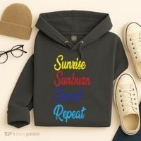 Sunrise Sunburn Sunset Repeat Hoodie thumb 4