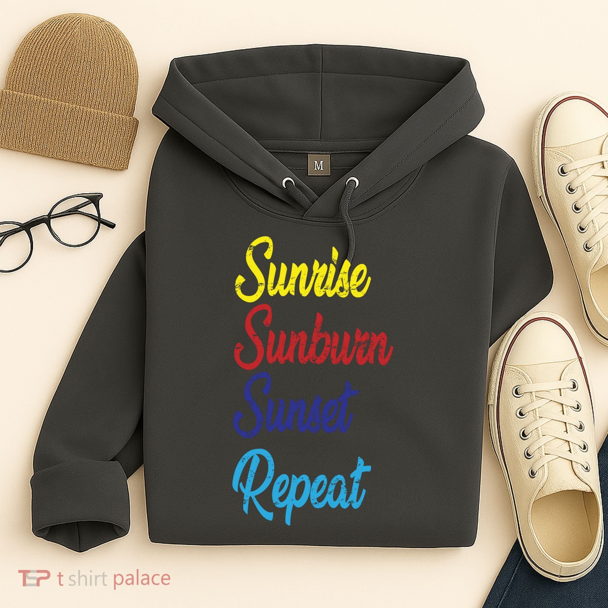 Sunrise Sunburn Sunset Repeat Hoodie