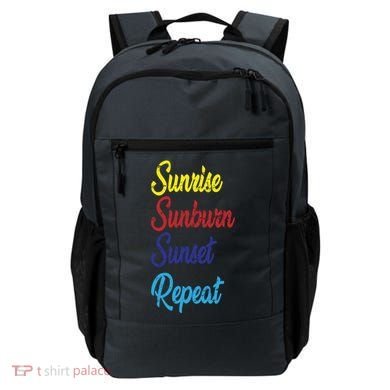 Sunrise Sunburn Sunset Repeat Backpack