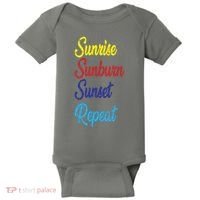 Sunrise Sunburn Sunset Repeat Baby Bodysuit thumb 0