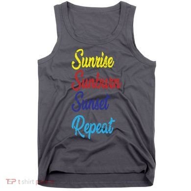 Sunrise Sunburn Sunset Repeat Tank Top