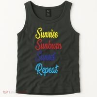 Sunrise Sunburn Sunset Repeat Tank Top thumb 2