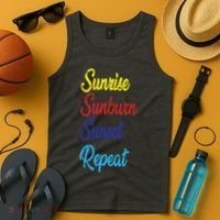 Sunrise Sunburn Sunset Repeat Tank Top thumb 4