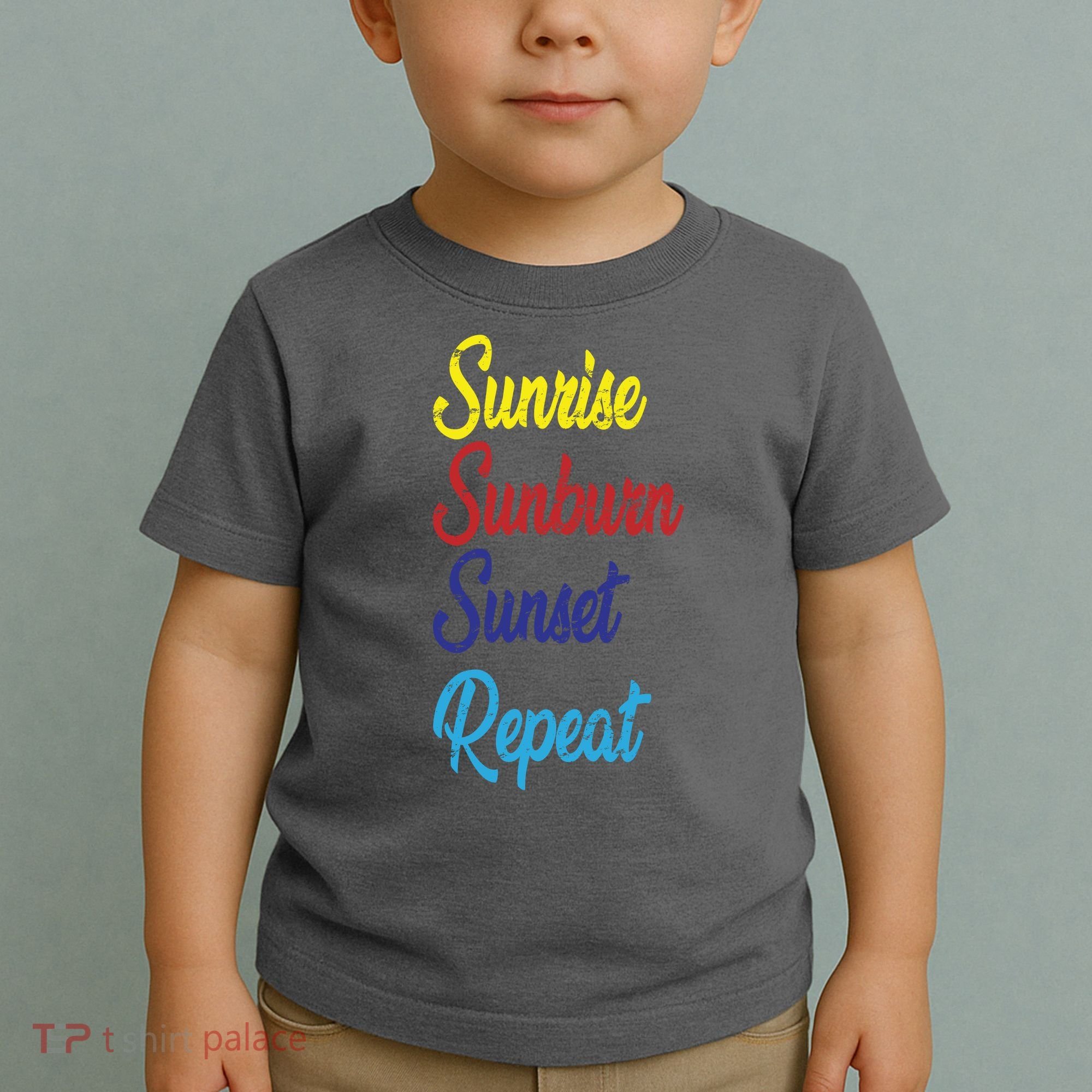 Sunrise Sunburn Sunset Repeat Toddler T-Shirt